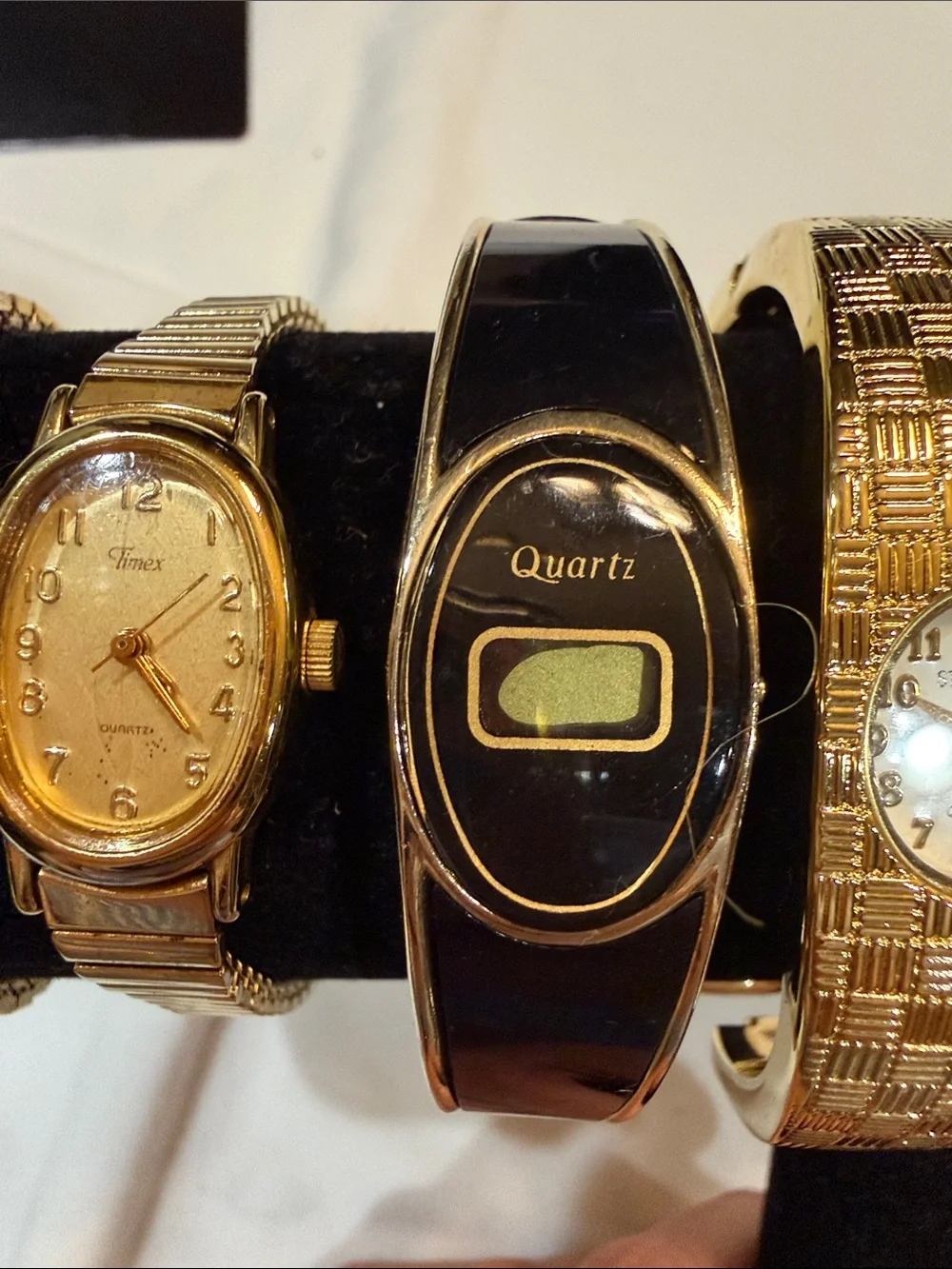 Vintage Gold-Tone Women's Quartz Bracelet Watches 5 pieces need battery